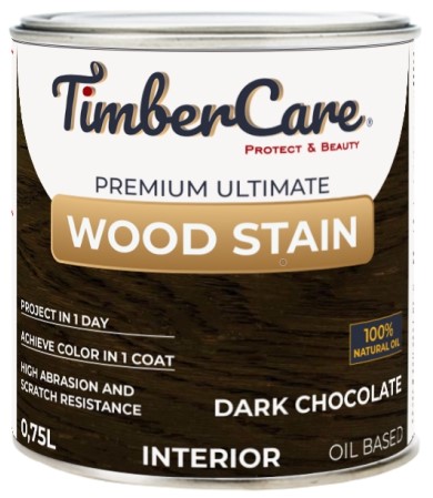 Масло TimberCare Wood Stain темный шоколад 0,75л