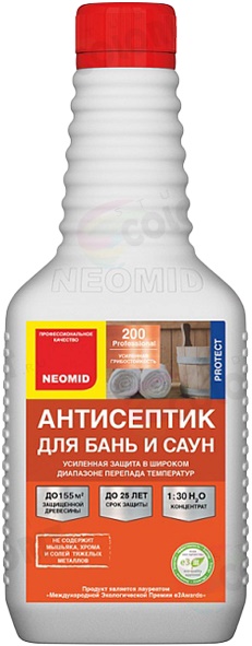 Антисептик для бань и саун NEOMID 200 0,5л