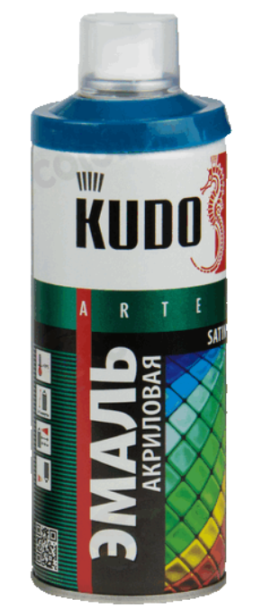 KUDO Кудо Эмаль акриловая универсальная бирюзовая RAL-5021 KU-0A5021