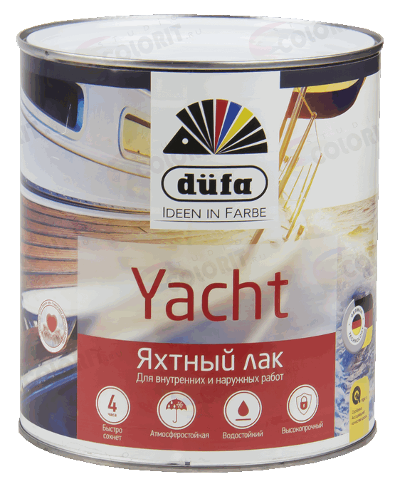 DUFA Yacht Яхтный лак 2,5 литра