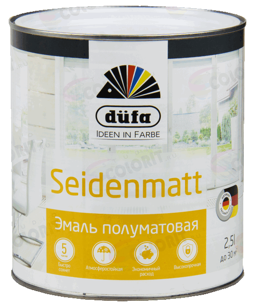 Dufa Retail Seidenmatt эмаль полуматовая 2.5 л