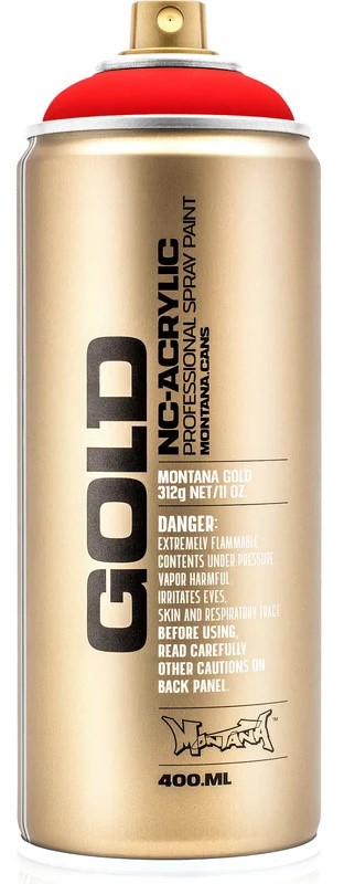 MONTANA краска GOLD красная флуоресцентная 0,4 F3000