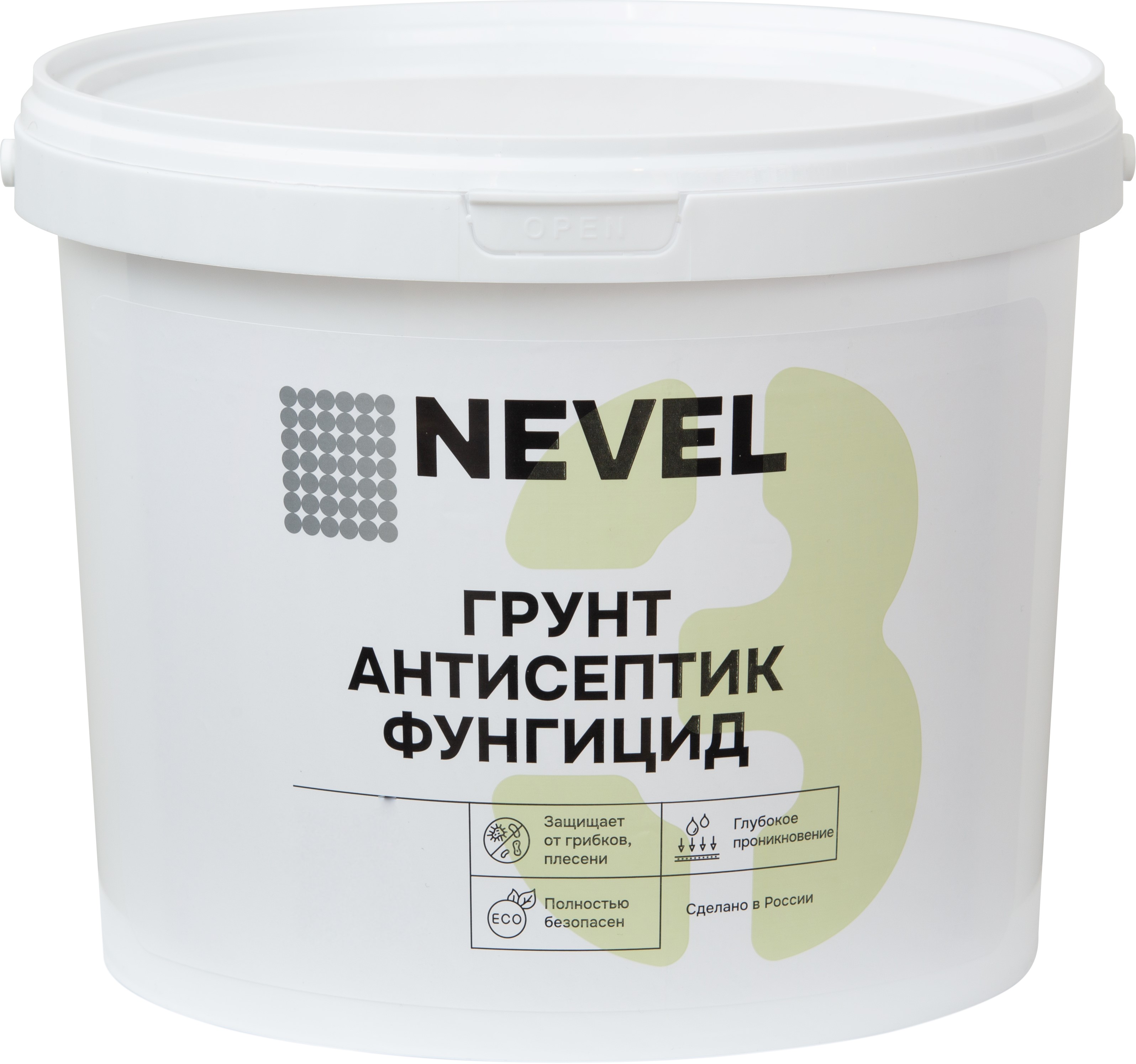 Грунт антисептик NEVEL 3 кг