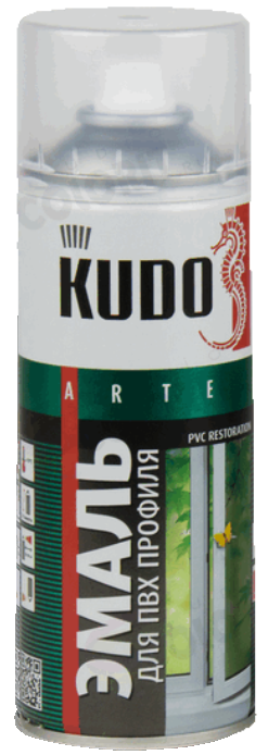 KUDO кудо Эмаль для пвх профиля белая KU-6101