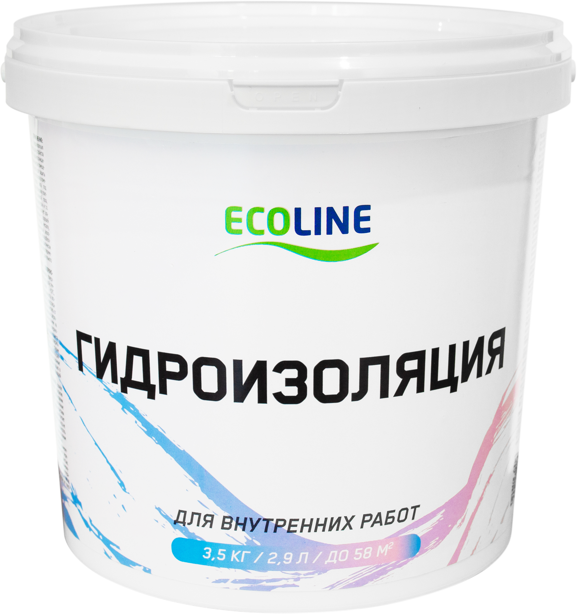 Гидроизоляция акриловая ECOLINE 3,5 кг