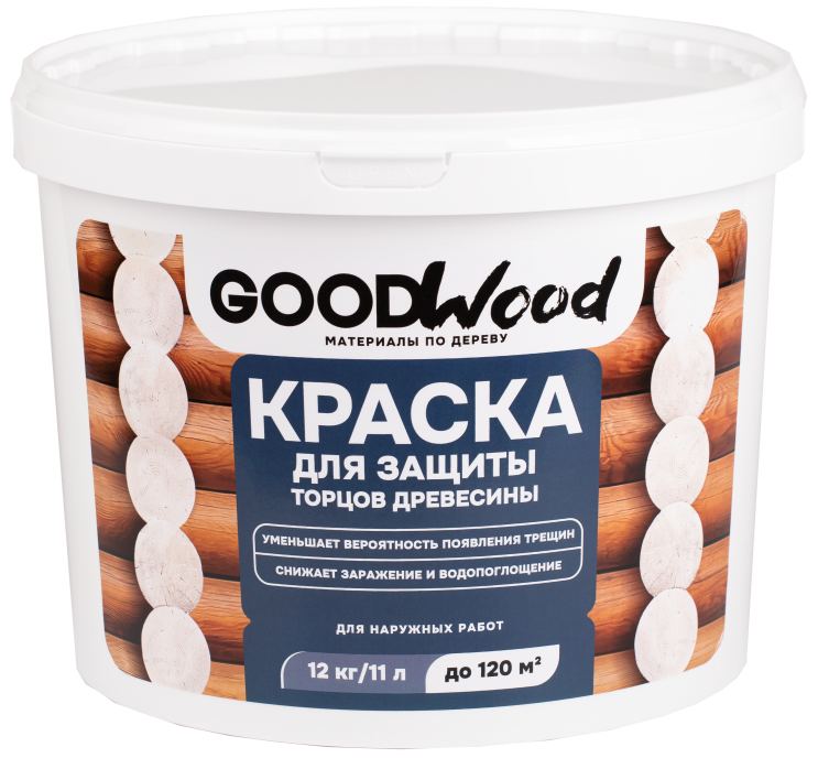 Краска для торцов древесины GOODWOOD 12 кг