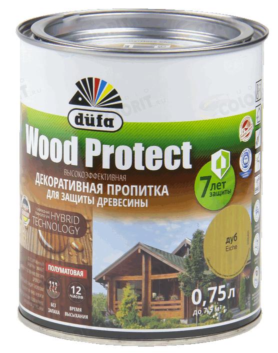 Пропитка для дерева DUFA WOOD PROTECT дуб 0,75л