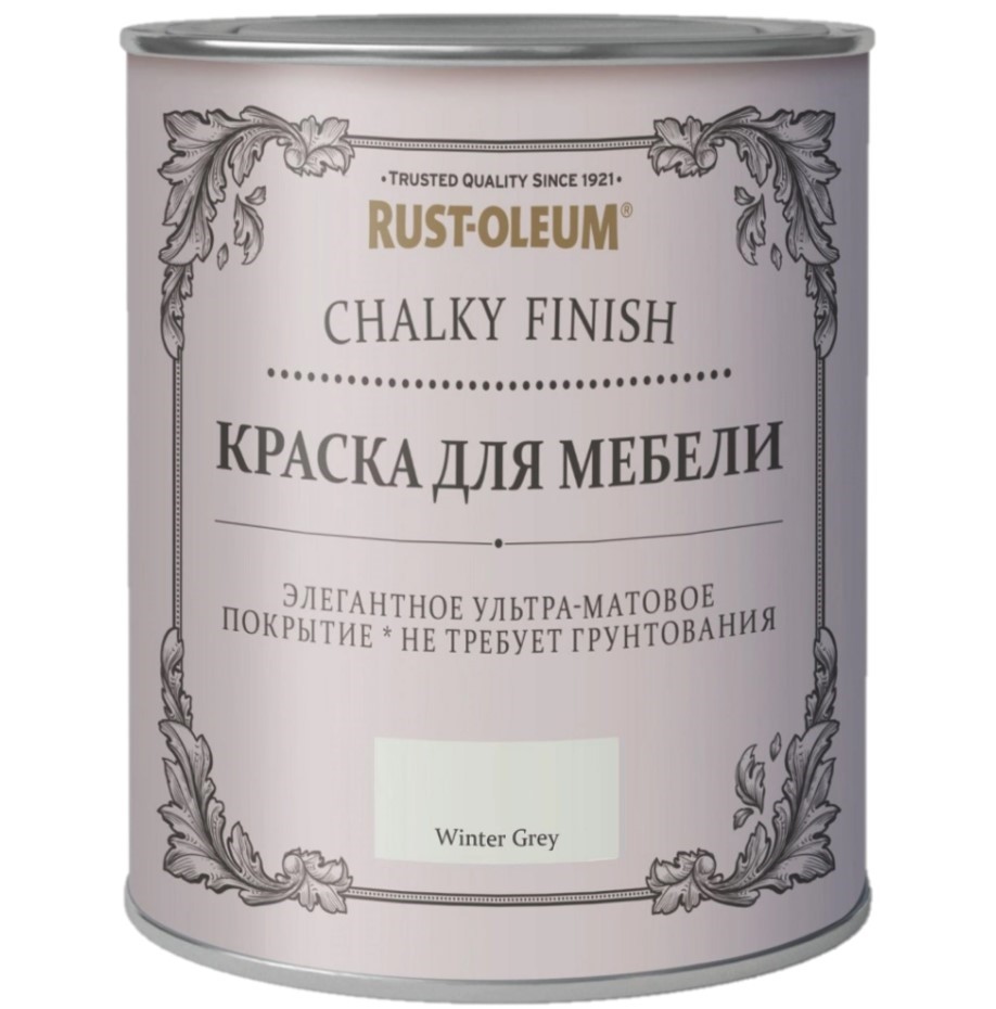 Краска для мебели CHALKY серый зимний 125мл