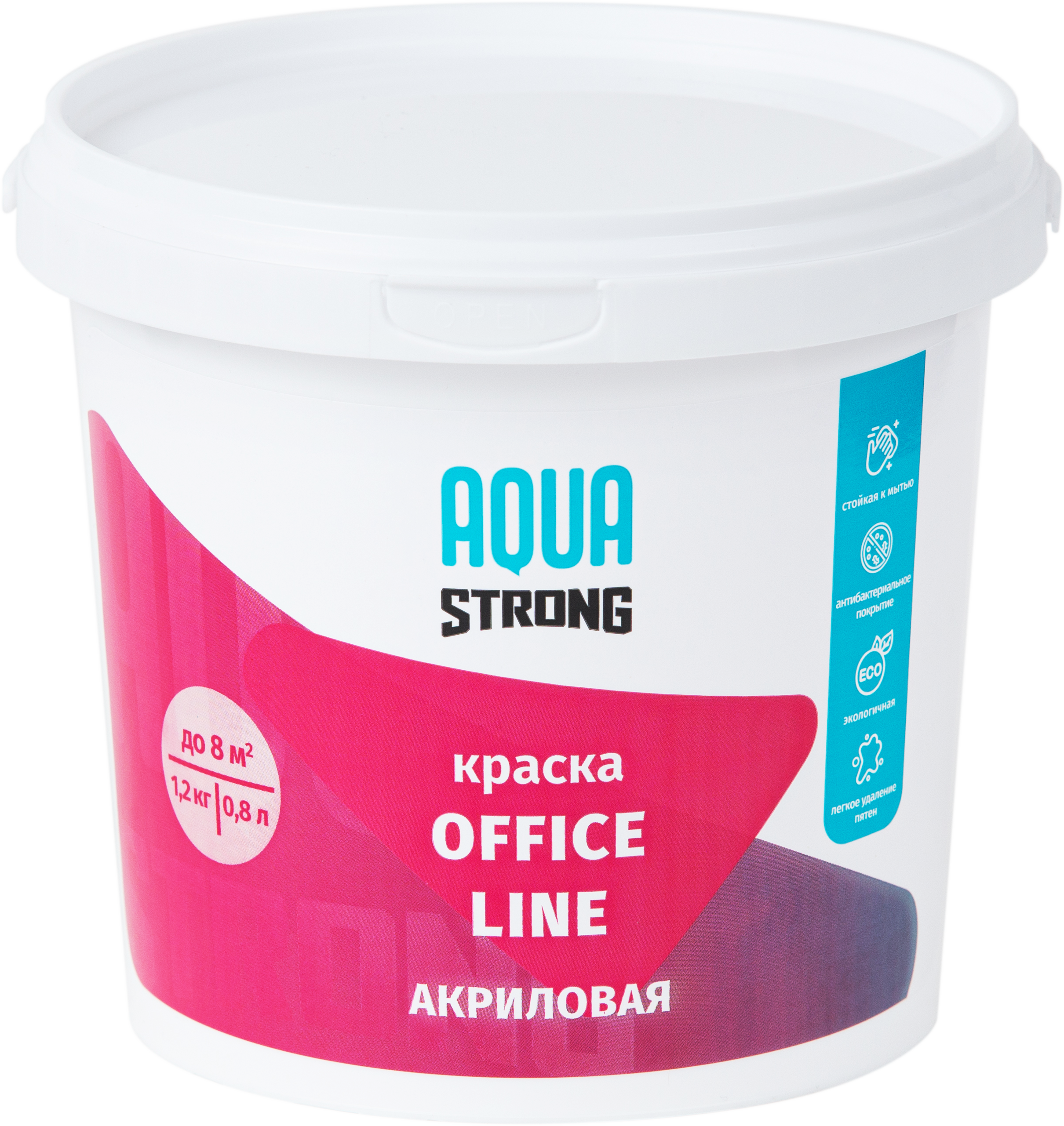Краска для офисов AQUASTRONG 1,2 кг