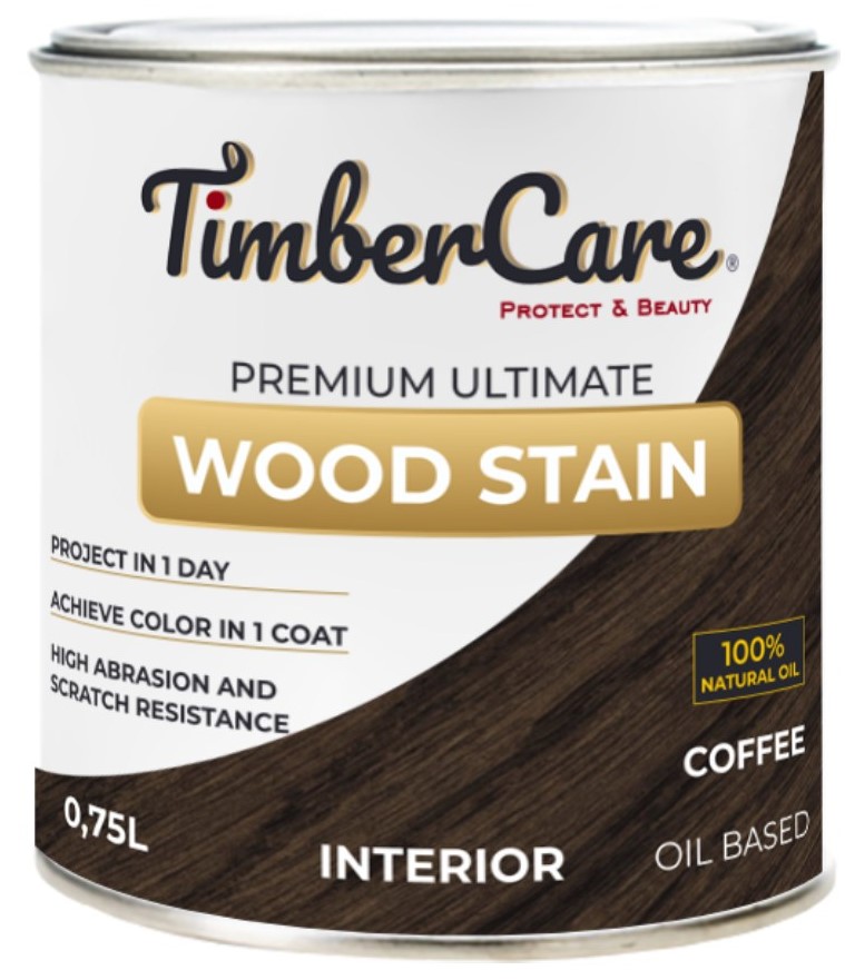 Масло TimberCare Wood Stain кофе 0,75л