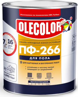 Эмаль алкидная ПФ 266 OLECOLOR