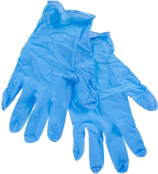 Перчатки медицинские неопудренные гипоаллергенные голубые TN320