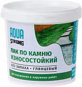 Лак по камню глянцевый AQUASTRONG 2,5 кг