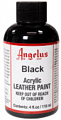 Акриловая краска Angelus Black 118 мл