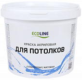 Краска для потолков ECOLINE 7 кг