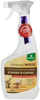 Prosept Universal wood спрей для очистки полков в банях и саунах 500 мл