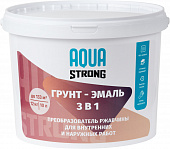 Грунт-эмаль 3 в 1 преобразователь ржавчины AQUASTRONG 12 кг