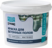 Краска для пола белая AQUASTRONG 12 кг