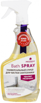 Prosept bath spray универсальный спрей для чистки сантехники удалитель ржавчины 500 мл