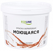 Краска моющаяся ECOLINE 14 кг