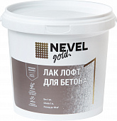 Лак лофт для бетона глянцевый NEVEL GOLD 1 кг