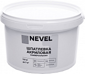 Шпатлевка акриловая NEVEL 3,8 кг