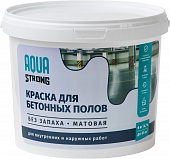 Краска для пола белая AQUASTRONG 6 кг