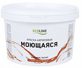 Краска моющаяся ECOLINE 3 кг