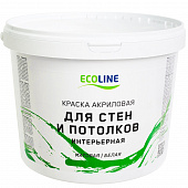 Краска для стен и потолков ECOLINE 25 кг