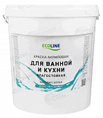 Краска для ванной и кухни ECOLINE 25 кг