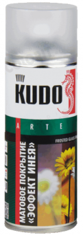KUDO кудо Декоративное покрытие для стекла Эффект инея бесцветный KU-9031