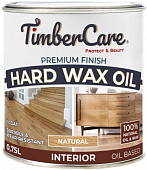 Масло с твердым воском натуральный TimberCare Hard Wax Oil 0,75л